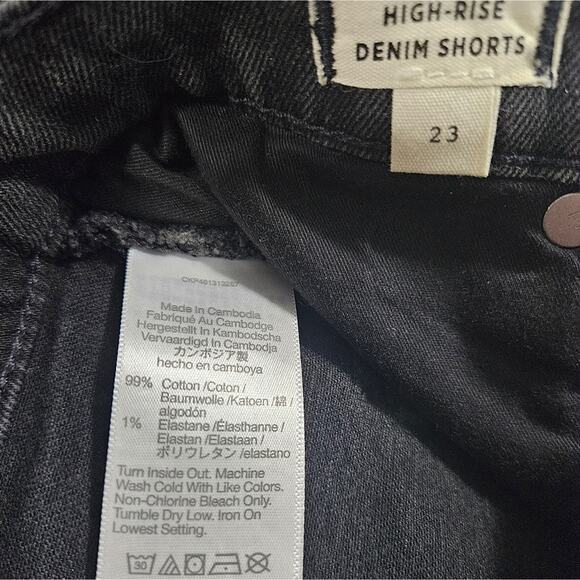 Madewell High-Rise Denim Shorts NWT Size 23 - Picture 8 of 10